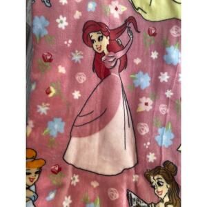 Disney Princess Throw Blanket | Ariel Belle Tiana Cinderella | 50x70